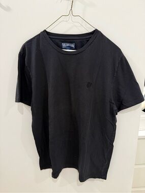 Vilebrequin Black Short Sleeve Crewneck Tee